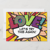 Ändern Sie das Date Comic Book Modern Fun Save The Date (Vorderseite)