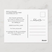 Ändern Sie das Date Gipskraut Mason Jar Wedding Postkarte (Rückseite)