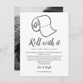 Ändern Sie das Datum, an dem das abgeschlossene Fo Ankündigungspostkarte (Vorne/Hinten)