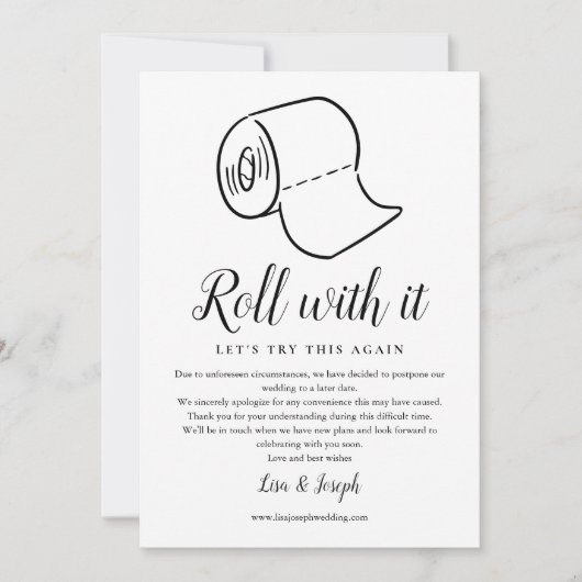 Ändern Sie das Datum, an dem das abgeschlossene Fo Save The Date (Vorderseite)