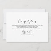 Ändern Sie das Datum, an dem das abgeschlossene Fo Save The Date (Rückseite)