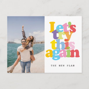 Ändern Sie das Datum, an dem das Ereignis verschob Postkarte