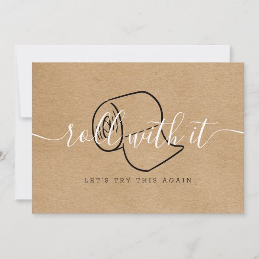 Ändern Sie das Datum, an dem das Rustikale Boho zu Einladung (Vorderseite)