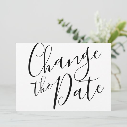 Ändern Sie das Datum, an dem das stornierte Ereign Einladung (Stehend Vorderseite)