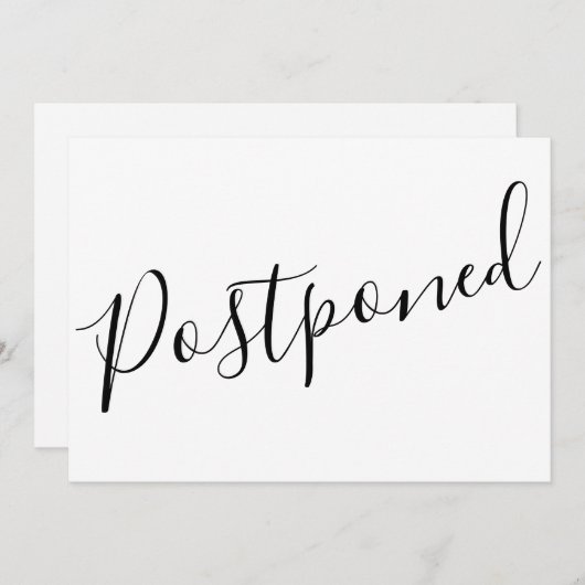 Ändern Sie das Datum, an dem das stornierte Ereign Einladung (Vorne/Hinten)