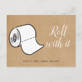 Ändern Sie das Datum, an dem das stornierte Ereign Postkarte (Vorderseite)