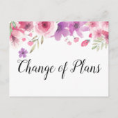 Ändern Sie das Datum, an dem das stornierte Ereign Postkarte (Vorderseite)