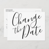 Ändern Sie das Datum, an dem das stornierte Ereign Postkarte (Vorne/Hinten)