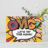 Ändern Sie das Datum, an dem der neue Plan Moderne Einladung (Stehend Vorderseite)