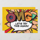 Ändern Sie das Datum, an dem der neue Plan Moderne Einladung (Vorne/Hinten)