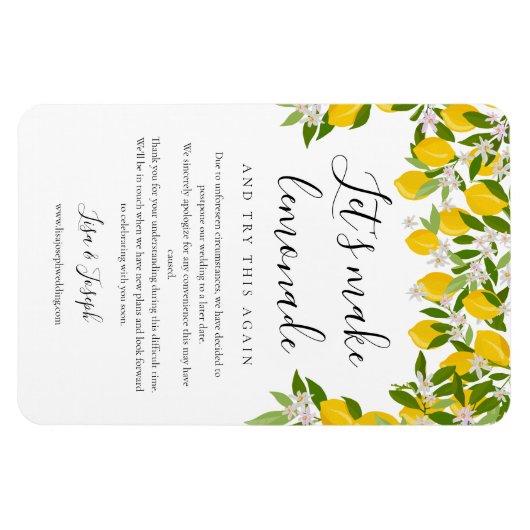 Ändern Sie das Datum, an dem die Hochzeitsgrünen Z Magnet (Horizontal)