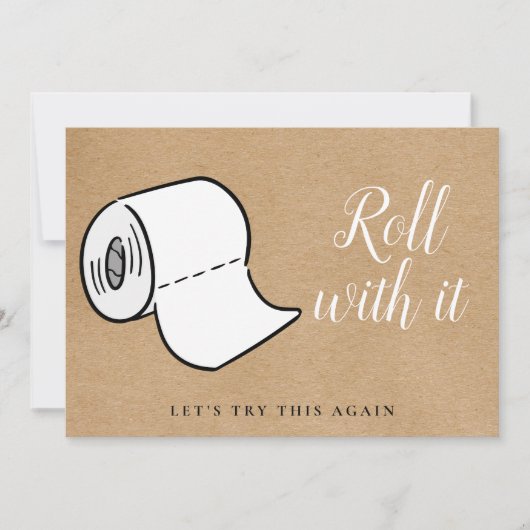 Ändern Sie das Datum, an dem die Rustikal abgesagt Save The Date (Vorderseite)