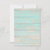 Ändern Sie das Datum, an dem die rustikale Hochzei Einladung (Rückseite)