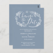 Ändern Sie das Datum, an dem die rustikale Landesf Postkarte (Vorne/Hinten)