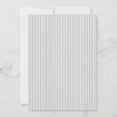 Ändern Sie das Datum, an dem die Silver Foil Confe Einladung (Rückseite)