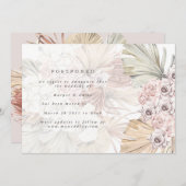 Ändern Sie das Datum, an dem die tropischen Pampas Save The Date (Vorne/Hinten)