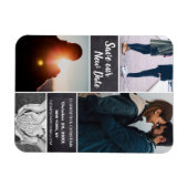 Ändern Sie das Datum, an dem unser neues Date Wedd Magnet (Horizontal)