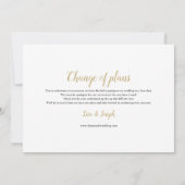 Ändern Sie das Datum, an dem Update Winter abgebro Save The Date (Rückseite)