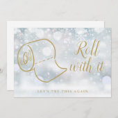 Ändern Sie das Datum, an dem Update Winter abgebro Save The Date (Vorne/Hinten)