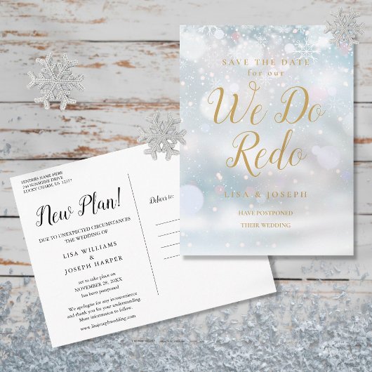 Ändern Sie das Datum, an dem wir den neuen Plan Wi Postkarte