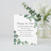 Ändern Sie das Datum der Hochzeit Einladung (Stehend Vorderseite)