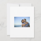 Ändern Sie das Datum der Hochzeit Einladung (Rückseite)