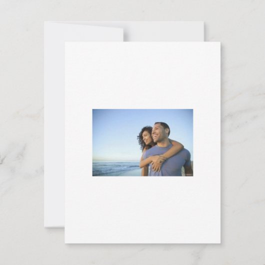 Ändern Sie das Datum der Hochzeit Einladung (Rückseite)