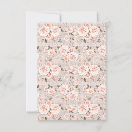 Ändern Sie das Datum der Neueinweihung rustikaler Einladung (Rückseite)