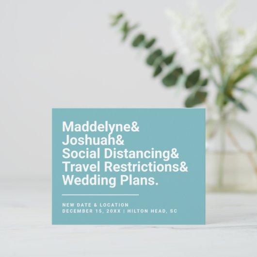 Ändern Sie das Datum der sonnigen Ampere und der t Postkarte (Stehend Vorderseite)