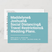 Ändern Sie das Datum der sonnigen Ampere und der t Postkarte (Vorne/Hinten)