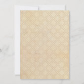 Ändern Sie das Datum Hochzeit verschoben braunes P Save The Date (Rückseite)