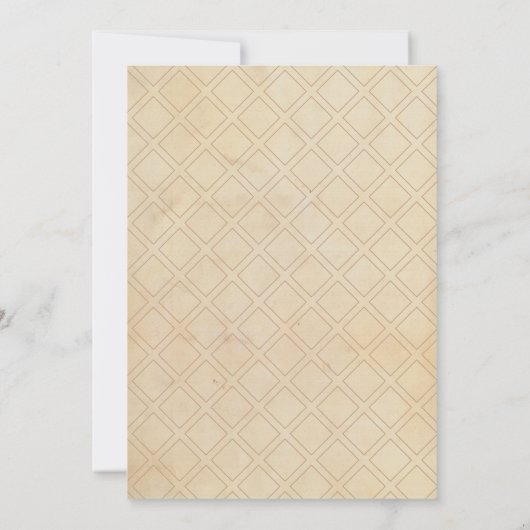 Ändern Sie das Datum Hochzeit verschoben braunes P Save The Date (Rückseite)