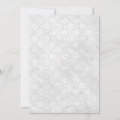 Ändern Sie das Datum Hochzeit verschoben Grau Perc Save The Date (Rückseite)