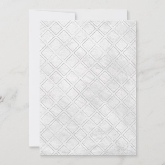 Ändern Sie das Datum Hochzeit verschoben Grau Perc Save The Date (Rückseite)