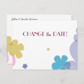 ÄNDERN SIE DAS DATUM JEDER JAHRESJAHRESPLATTE ANKÜNDIGUNGSPOSTKARTE (Vorne/Hinten)