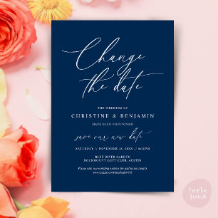 Ändern Sie das Datum, Rett unsere neue Hochzeitska Einladung
