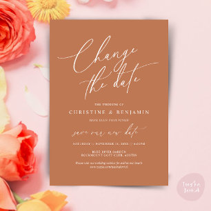 Ändern Sie das Datum, Rett unsere neue Hochzeitska Einladung