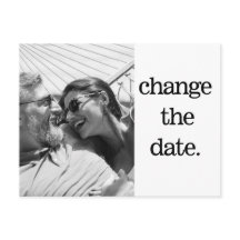 Ändern Sie das Datum Schwarz-weißes Foto Einfache 