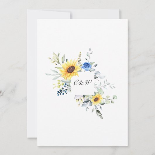 Ändern Sie das Datum Zurückgestellt Elegant Eukaly Einladung (Rückseite)