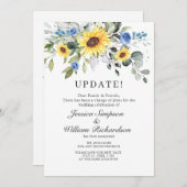 Ändern Sie das Datum Zurückgestellt Elegant Eukaly Einladung (Vorne/Hinten)