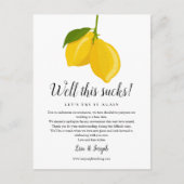 Ändern Sie das Foto Datum, an dem die Kündigung ab Ankündigungspostkarte (Vorderseite)