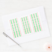 Ändern Sie das Gesicht der Depression Rechteckiger Aufkleber (Umschlag)