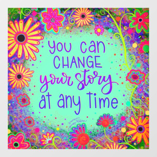 Ändern Sie das "Inspirivity"-Fenster zur Geschicht Fensteraufkleber (Blatt)