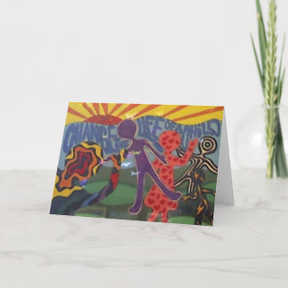 Ändern Sie das Leben eines Kindes Karte