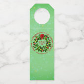 Ändern Sie das Party für die gesamte Textorganisat Flaschenanhänger (Vorderseite)