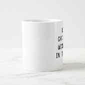 Ändern Sie das Typografie-Zitat Jumbo-Tasse (Vorderseite)