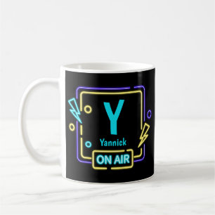 Ändern Sie den Anfangsnamen blau gelb auf Air X Y Kaffeetasse