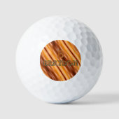 Ändern Sie den Anfangsnamen Soft Brown Tan Beige G Golfball (Vorderseite)