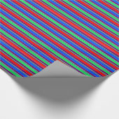 Ändern Sie den Farbkandy-Streifen Geschenkpapier (Ecke)