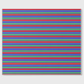 Ändern Sie den Farbkandy-Streifen Geschenkpapier (Flach)